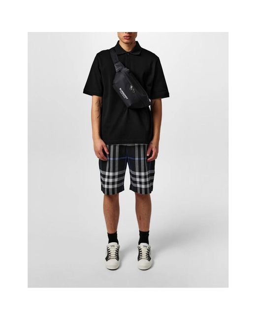 Burberry Black Polo Shirts for men