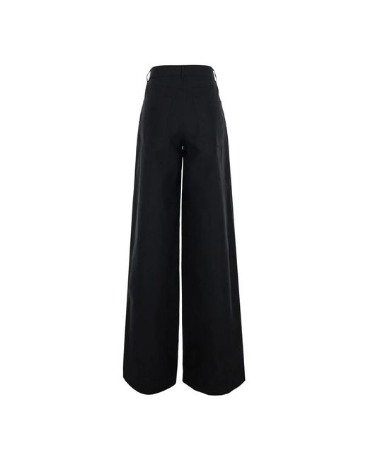 Wide Trousers MSGM de color Black