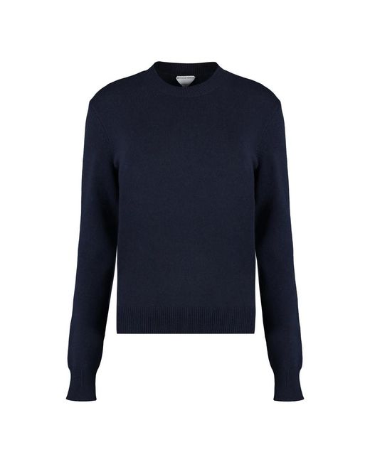 Bottega Veneta Blue Cashmere Knitwear