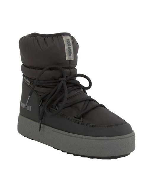 Moon Boot Black Winter Boots