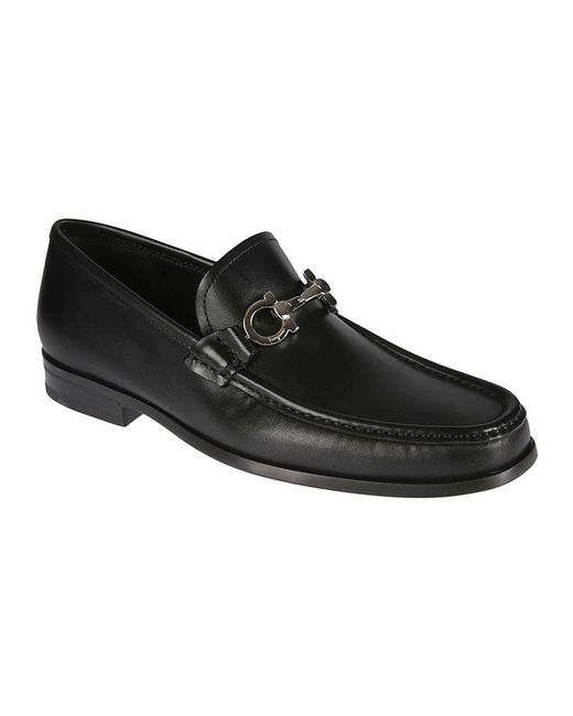 Ferragamo Flache Schuhe in Black für Herren