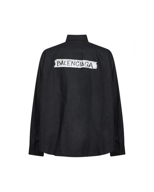 Balenciaga Blue Casual Shirts for men