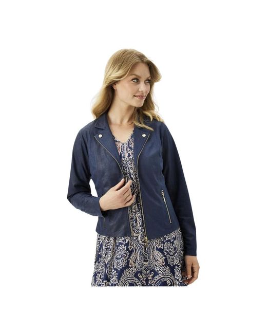 iN FRONT Jassen ,Blauw ,Polyester Molly Jacket Blazer 16351 in het Blue