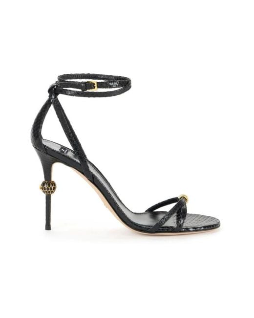 Elisabetta Franchi Black High Heel Sandals