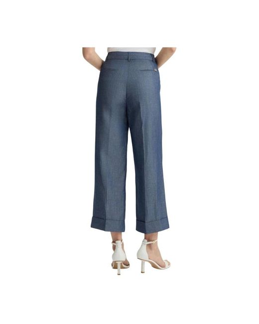Liu Jo Blue Cropped Trousers
