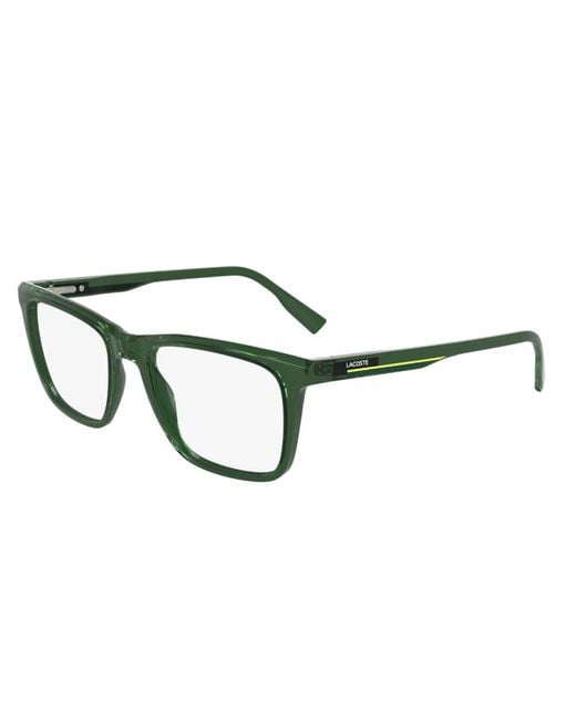 Glasses di Lacoste in Green