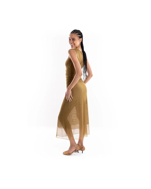 Midi Dresses Marella de color Metallic