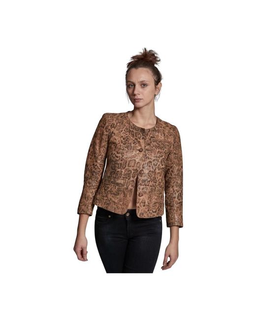 Light Jackets Bully en coloris Brown