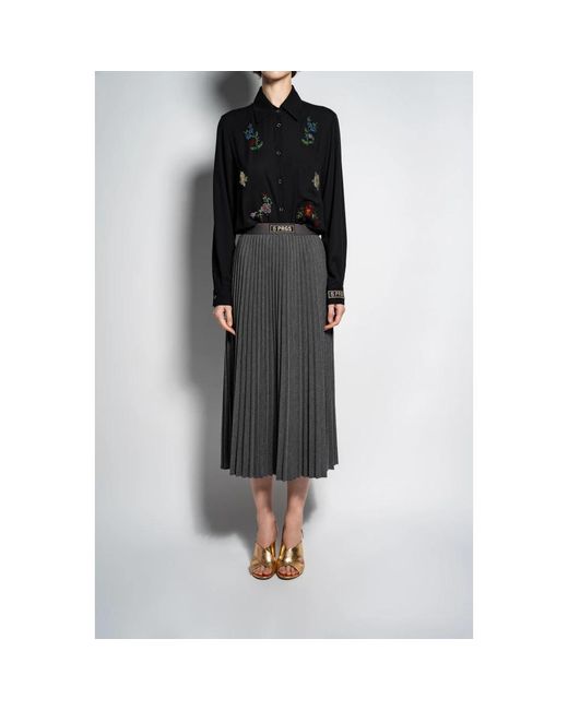 Midi Skirts 5 PROGRESS en coloris Black