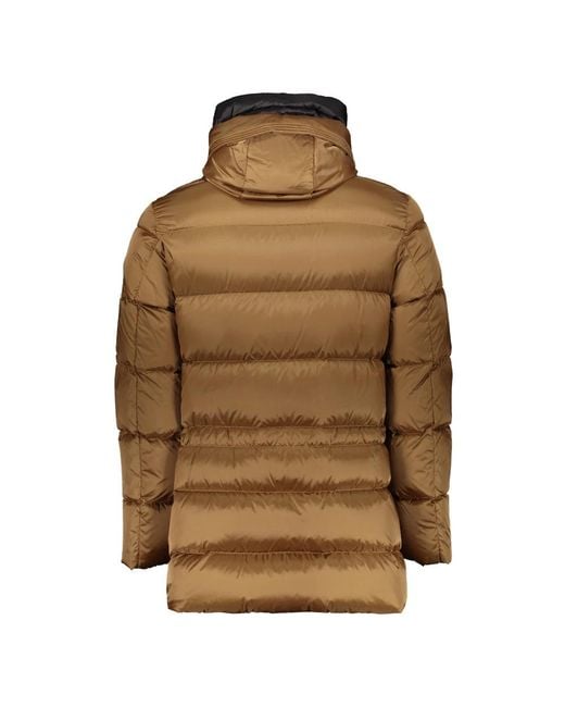 Moorer Brown Down Jackets for men