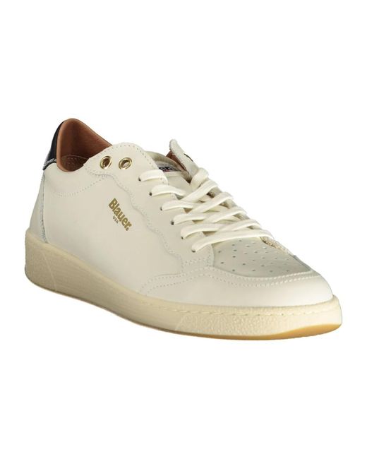 Blauer White Sneakers for men