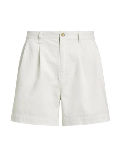 Ralph Lauren White Short Shorts for men