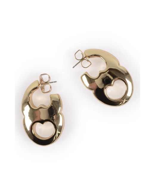 Tory Burch Gemini Link Oorbel Accessoires in het Metallic