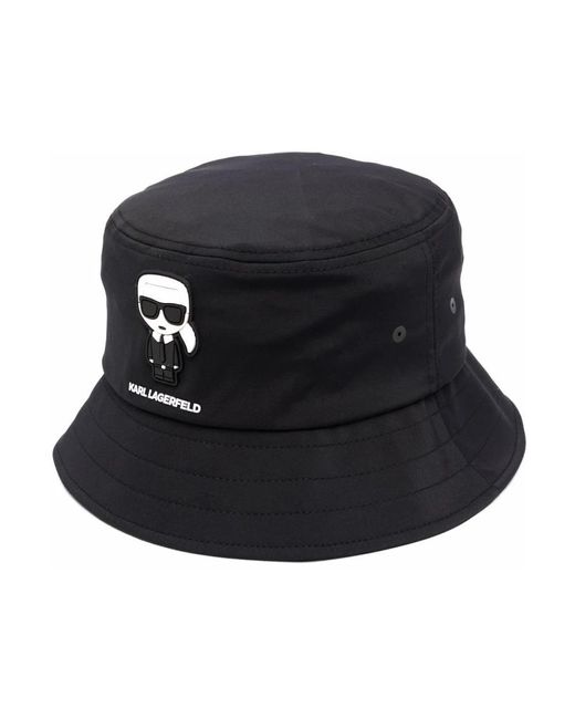 Karl Lagerfeld Black Hats for men
