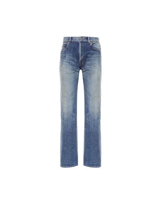 Saint Laurent Blue Straight Fit Jeans
