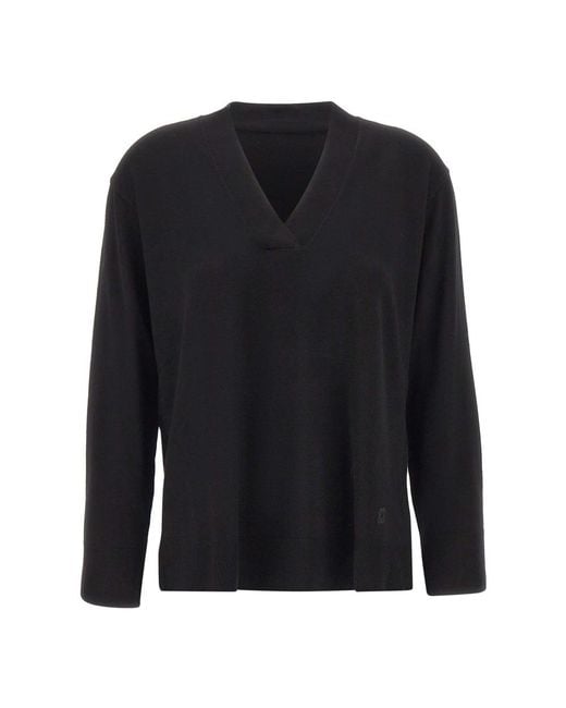Elena Miro Black V-Neck Knitwear