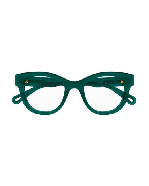 Glasses Chloé de color Green
