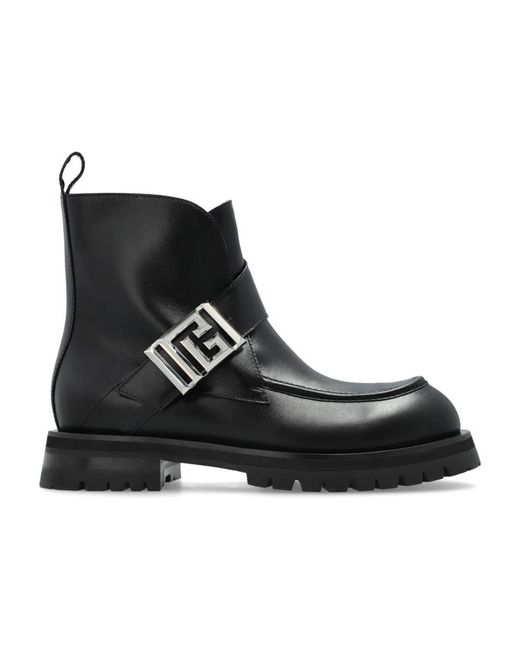 Balmain Lederschuhe in Black für Herren