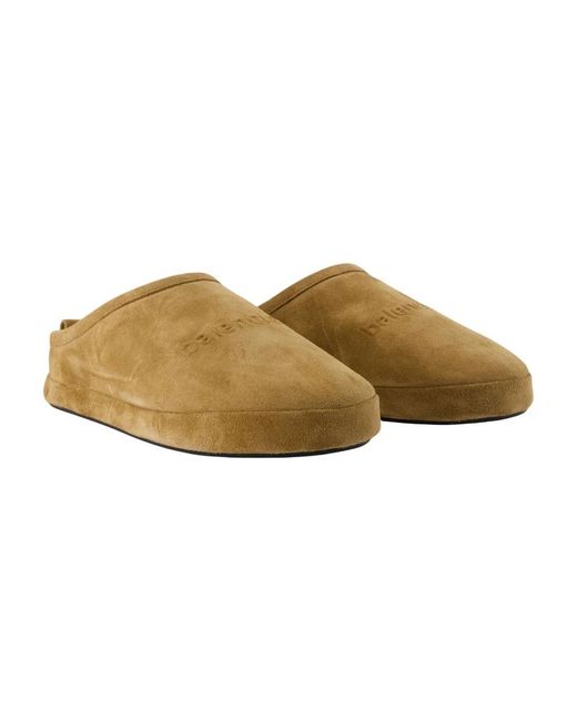 Balenciaga Brown Slippers