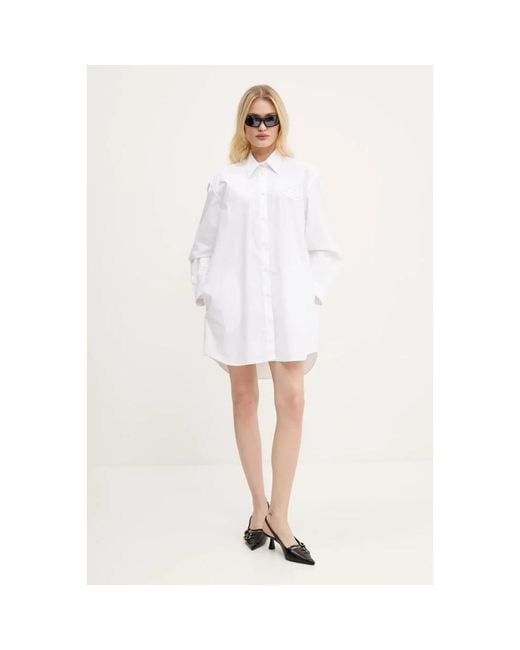 DIESEL D-Dalis Jurk in het White