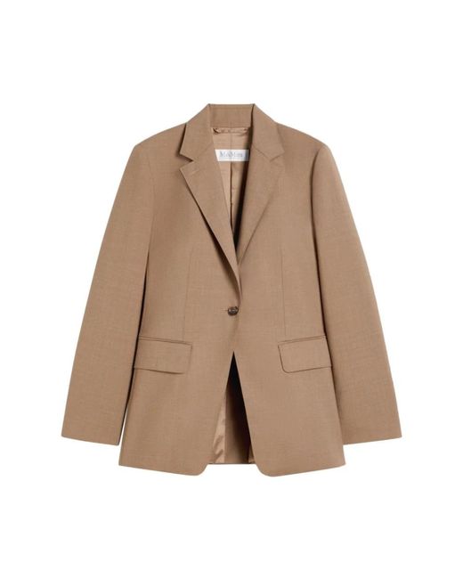 Max Mara Circense Blazer in het Brown