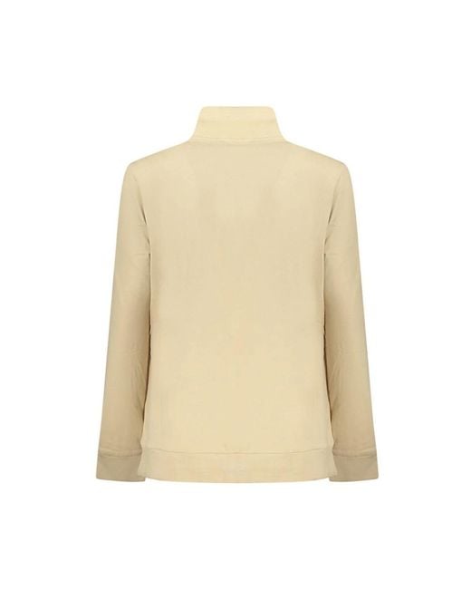 Freddy Hoodies & Sweatvesten ,Katoen Sweatshirt Met Rits in het Natural