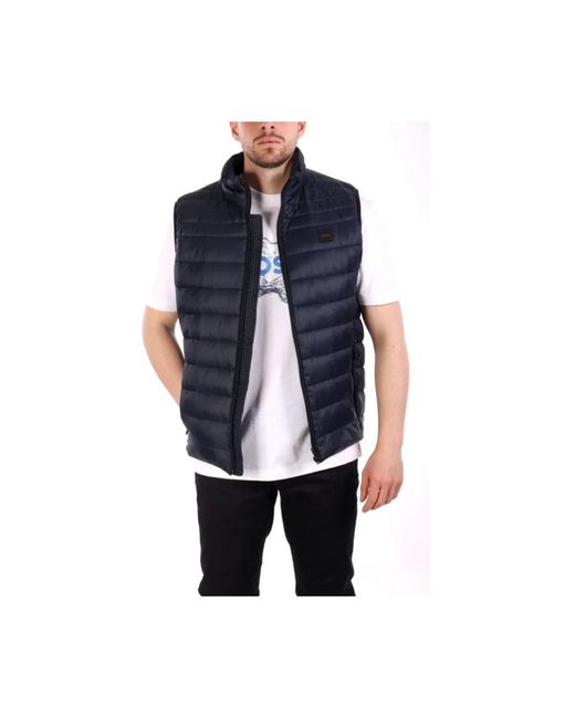 HUGO Blue Vests for men