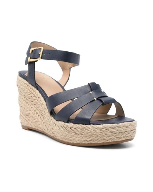 Ralph Lauren Blue Wedges