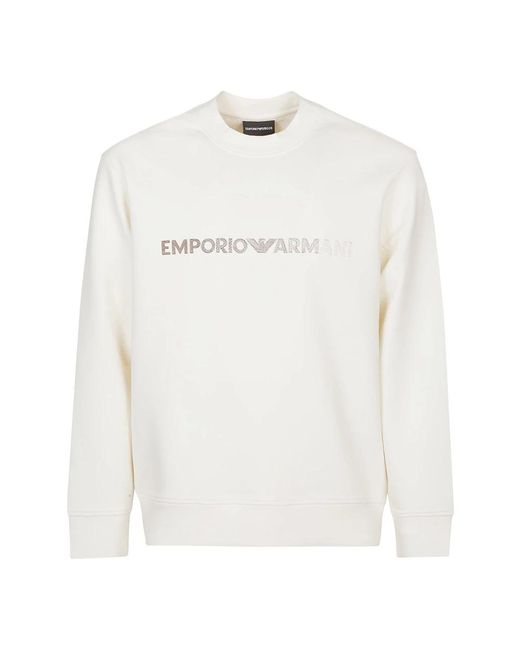 Emporio Armani White Sweatshirts for men