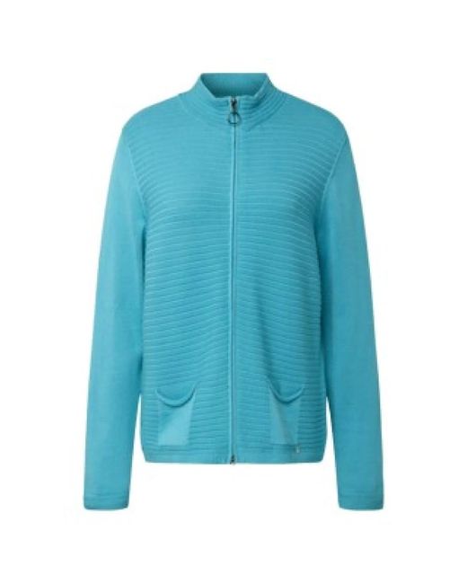 Rabe Blue Klassische Strickjacke