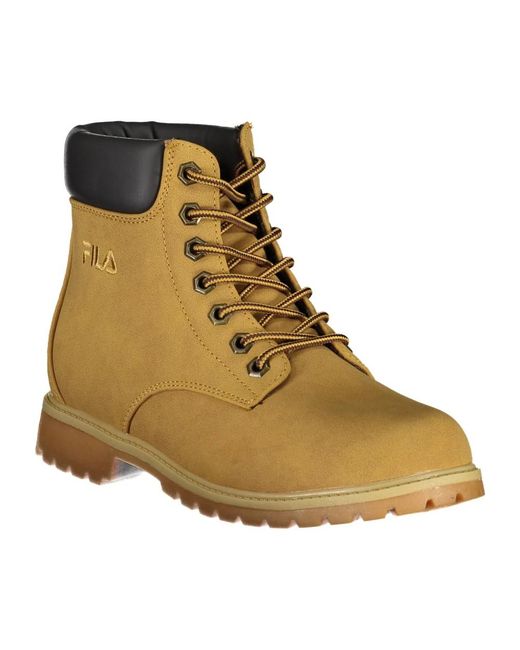 Fila Brown Lace-Up Boots