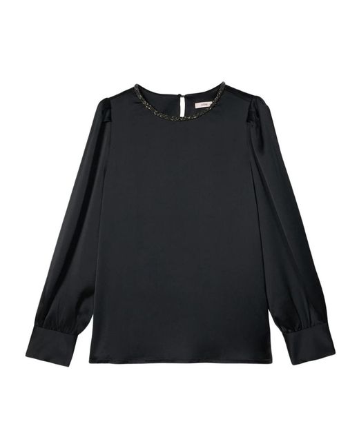 Blouses Oltre en coloris Black