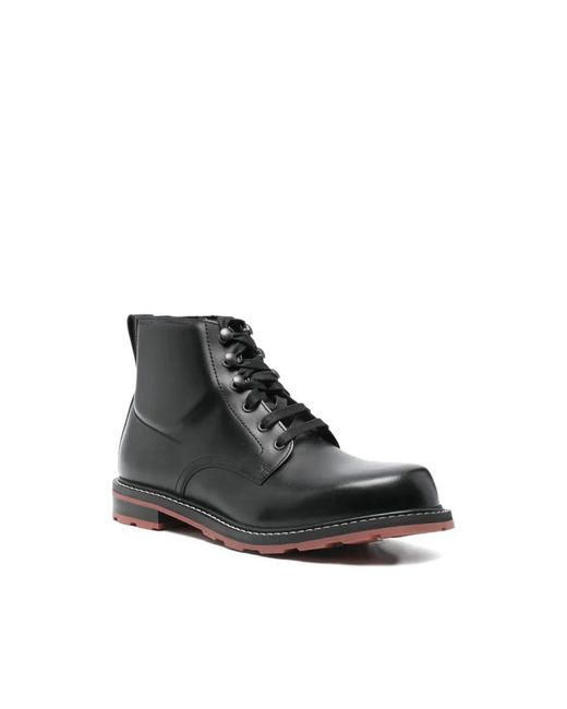 Bally Black Lace-Up Boots for men