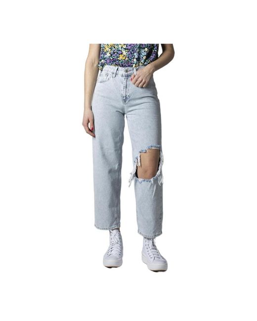 ONLY Blue Cropped Jeans