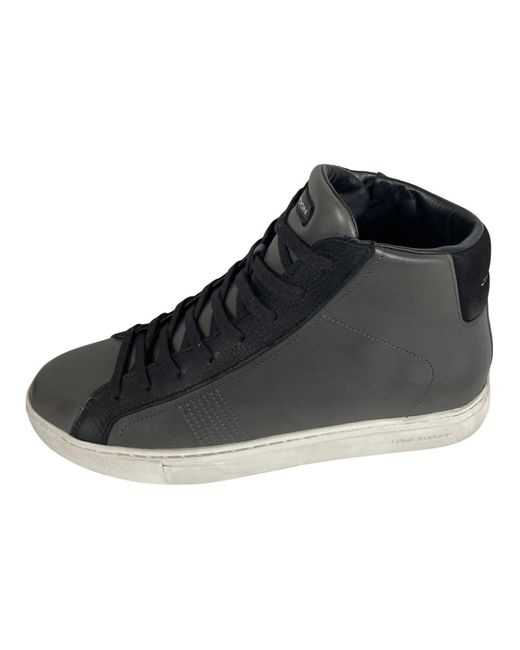 Crime London Essential High Herren Sneaker Dunkelgrau in Black für Herren