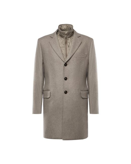 Single-Breasted Coats Fay de hombre de color Gray