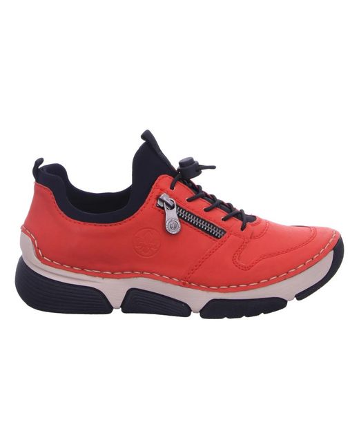 Rieker Red Lowtop Sneaker