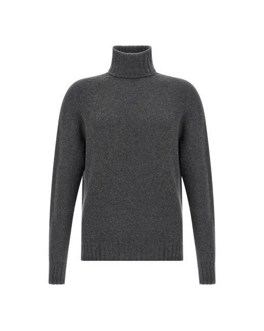 Ma'ry'ya Gray Turtlenecks for men