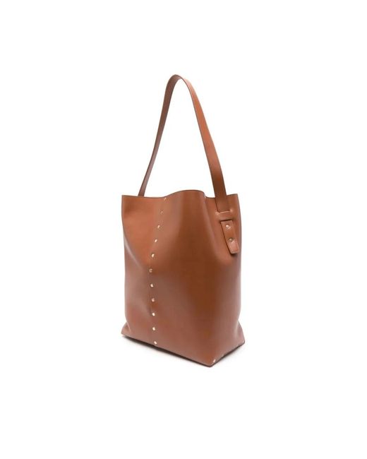 Fabiana Filippi Brown Tote Bags