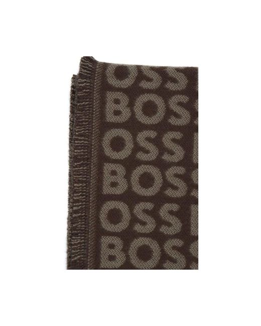 HUGO Brown Scarves