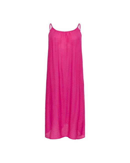 Midi Dresses Kaffe en coloris Pink