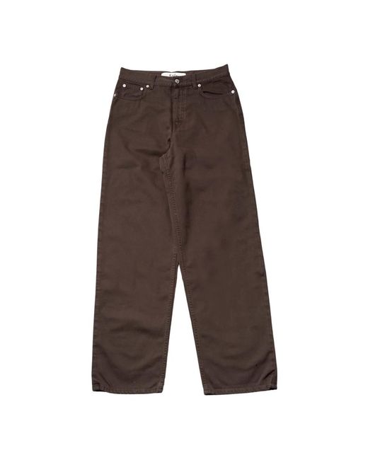 Loose-fit jeans di Séfr in Brown da Uomo