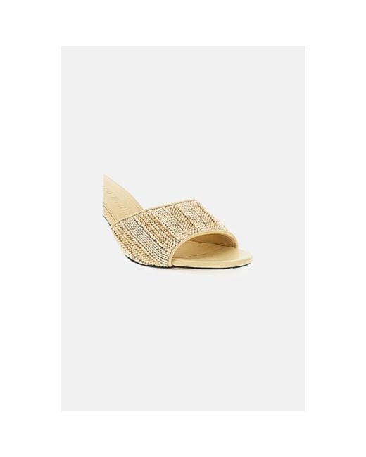 Jacquemus Metallic Heeled Mules