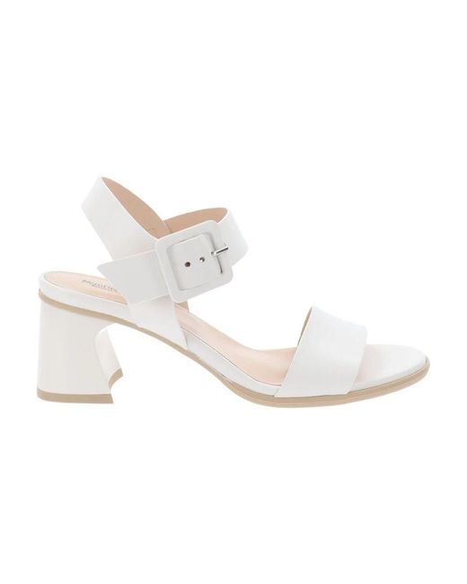 Nero Giardini White Leder Sandalen Für Frauen
