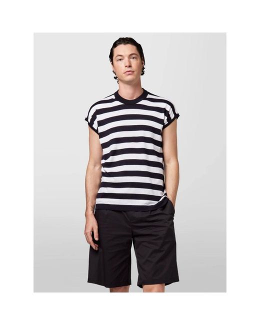 Alpha Studio Black T-Shirts for men