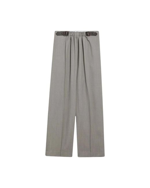 Loewe Gray Pantalone A Palazzo