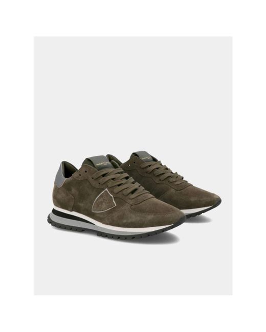 Philippe Model Brown Sneakers for men