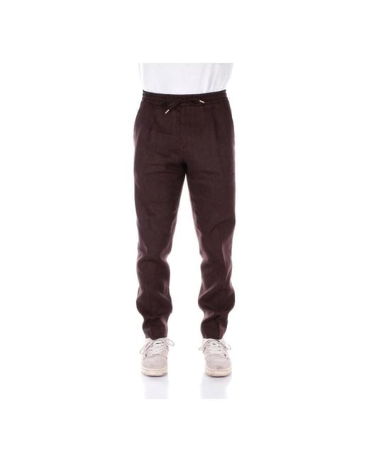 BRIGLIA Chinos in het Purple voor heren