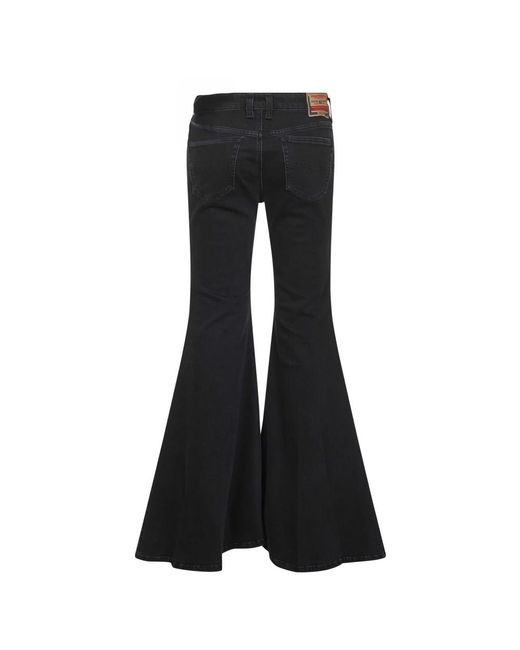 DIESEL Black Flare Jeans