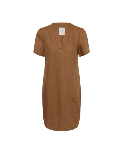 Part Two Brown Short Dresses